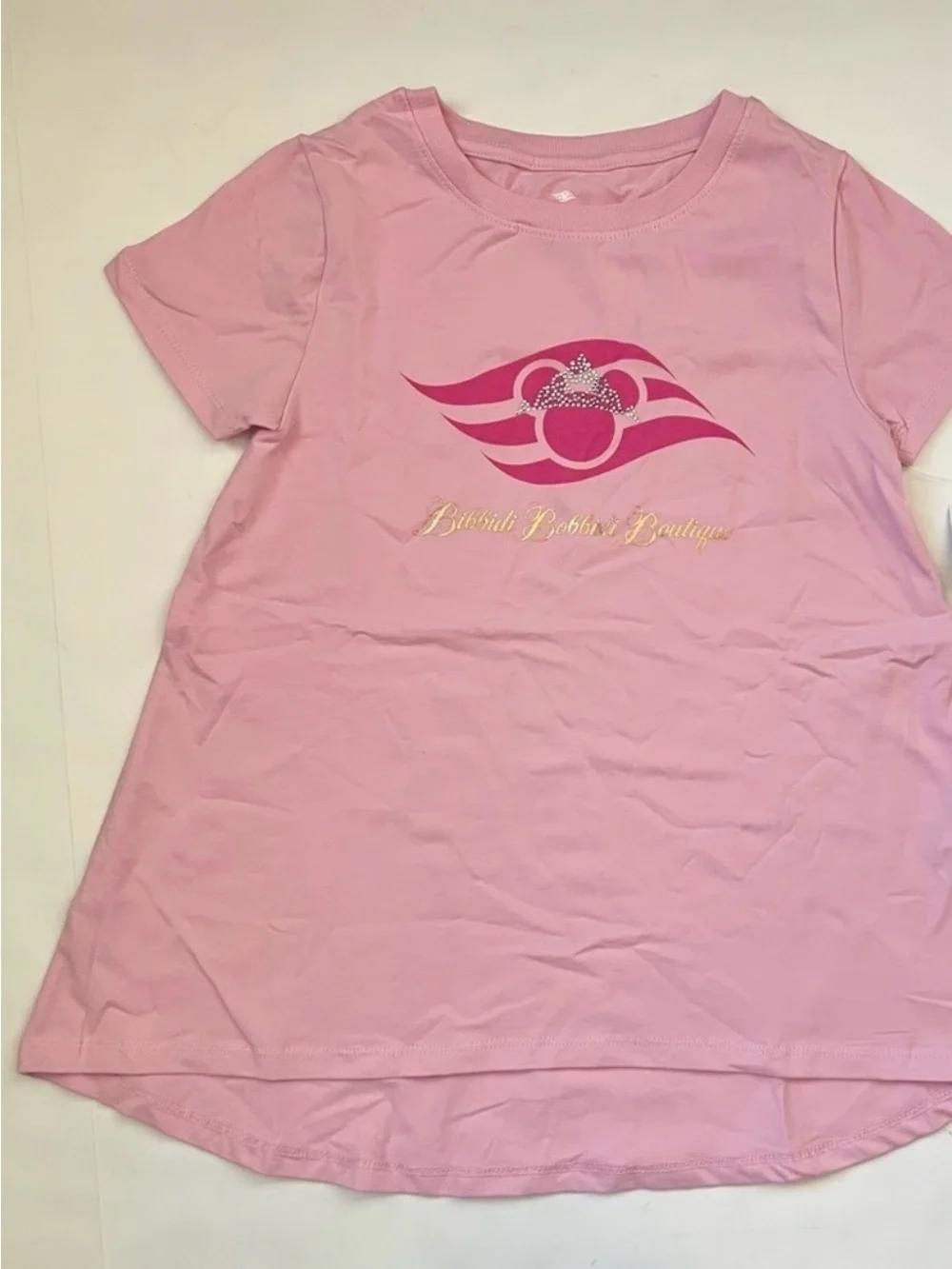 Disney Cruise Bibbidi Bobbidi Boutique Princess Sash Sequins Backpack Shirt lot